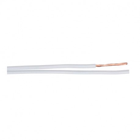 Cable hp repere 2x0 75 blanc (bobine de 100 metres) Cae 40305067B