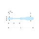 Cle a douille prot2 6mm Facom 74AT.6