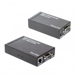 Emetteur / recepteur vga (hd15) - son via jack 3.5 Itc 7702