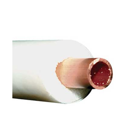 Cuivre monotube m1 1/4 x 0.8mm tube gaine 1/4 long. 50m Wpro 484000000057