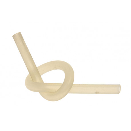 Tuyau En Silicone Alimentaire Transparent 5m - Diamètre Intérieur 0.5mm, Extérieur 1mm - Souple, Résiste -60°C à 280°C