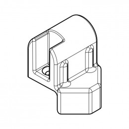 Bloc charniere droit pour cuisiniere Electrolux 354011401