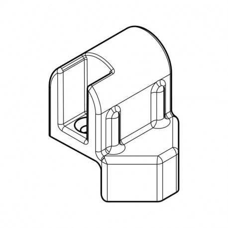 Bloc charniere gauche pour cuisiniere Electrolux 354011402