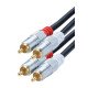 Cordon audio stereo 2 rca m/m longueur 10m Itc 7106