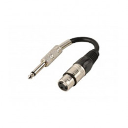 Adaptateur xlr 3 broches femelle vers jack 6.35 mm male Itc 907088