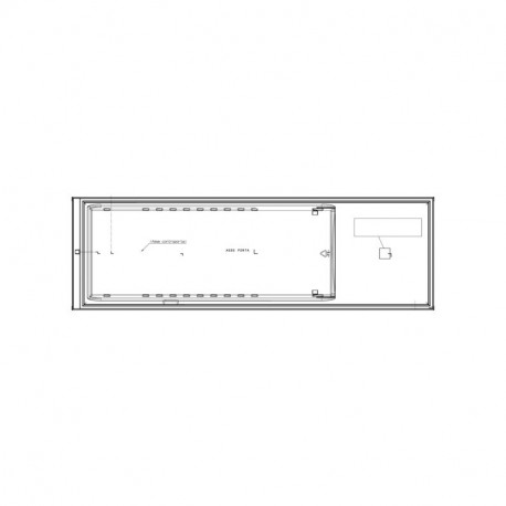 Porte 538x1728mm pour refrigerateur Aeg 808670101