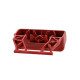 Bouton porte rouge a2.0 pour lave-linge Electrolux 14007201705