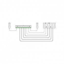 Rampe moteur pour lave-linge Electrolux 132522445