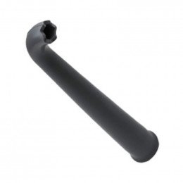 Suceur caoutchouc coudee 240mm pour aspirateur Nilfisk 81141101