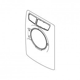 Panneau avant habillage blanc pour lave-linge Electrolux 807699917