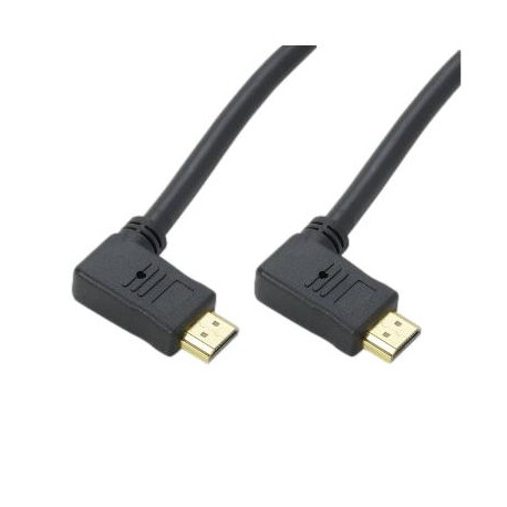 Cordon hdmi 1.4 - 2m coude coude lateral Itc 307892