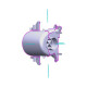 Poussiere compartiment (cyclon pour aspirateur Electrolux 14006609501