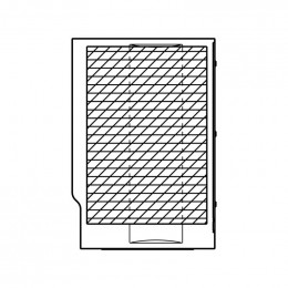 Panneau de cète gauche blanc 5 pour lave-linge Aeg 146350838