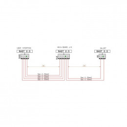 Rampe module d'affichage inter pour lave-linge Aeg 808011801