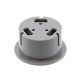 Bouton gris pour lave-linge Aeg 136612810