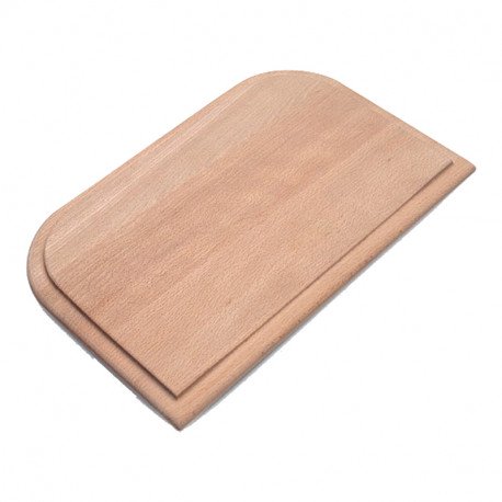 Planche a decouper en bois arrondie et angulaire Teka 115890015