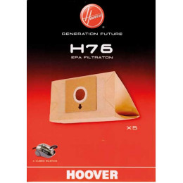 Sacs pour aspirateur h76 pour aspirateur dumbo silence Hoover 35601668