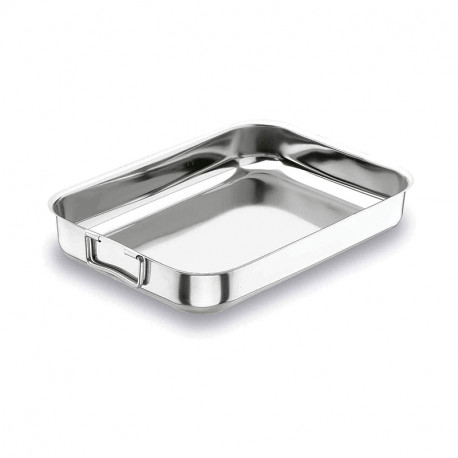 Plat a four haut 30x22x5cm inox anti-adherent F11160