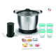 Mini cuve + 4 pots bebe robot +1 livre de 20 recettes Moulinex XF387E10