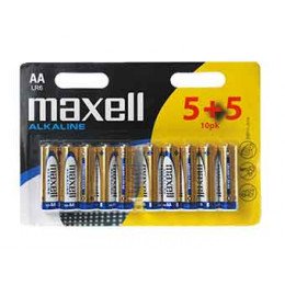 Piles aa lr6 blister 10 piles Maxell 790253