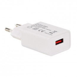 Chargeur usb secteur blanc 5v/2.4a smart charge 12w Itc 308202