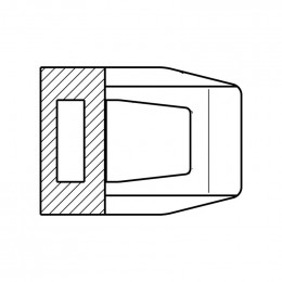 Connexion air break pour lave-linge Electrolux 124709302