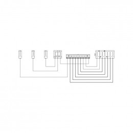 Rampe moteur module pour lave-linge Aeg 132632700