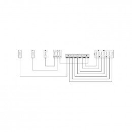 Rampe moteur module pour lave-linge Aeg 132632700