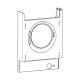 Panneau avant blanc b.i. pour lave-linge Electrolux 132558746