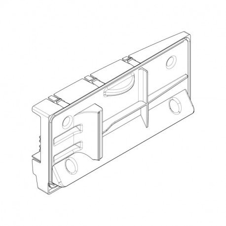 Portillon interne plinthe pour seche-linge Zanussi 125626800