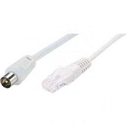 Cordon rj45 2m - iec avec adaptateur d'inpedance Cae CORDBALRJIEC25