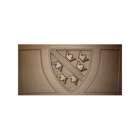 Plaque d'atre pour foyer Supra FR0012400B