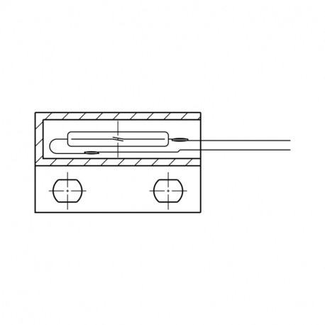 Capteur reed porte 50mm pour refrigerateur Electrolux 14014378104