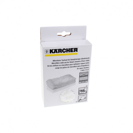 Jeu de lingettes steam + clean nettoyeur vapeur Karcher 363.560