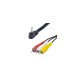 Cordon camescope jack 3.5 mm - 3 rca long.1.5 m Itc 6614