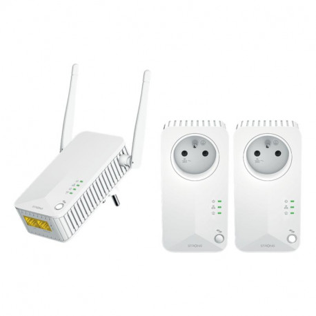 Boitiers cpl600 wifi pack de 3 wifi 2/3/4 Strong PLWF600TRIFRV2