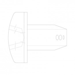 Vis m4 x 9 refrigerateur pour congelateur Aeg 229000704