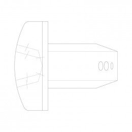 Vis m4 x 9 refrigerateur pour congelateur Aeg 229000704