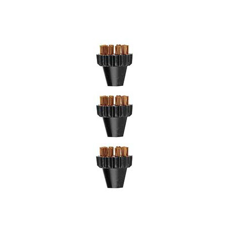 Kit de 3 petites brosses en laiton pour nettoyeur vapeur PAEU0297