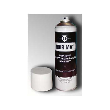 Peinture noire mat net : 400 ml Technoutil ANOIR