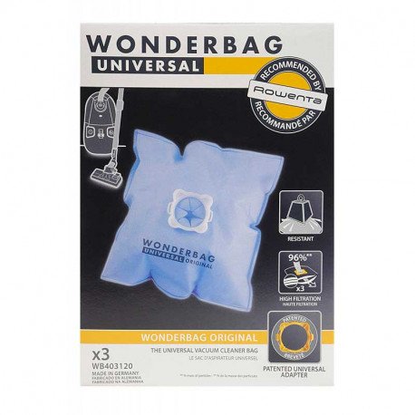 Sacs wonderbag classic boite de 3 sacs Rowenta WB403120