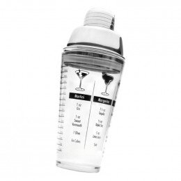 Shaker acrylique a bouchon inox 450ml Lacor LA62388