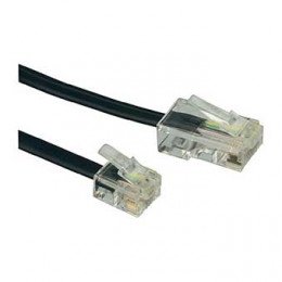 Cordon rj11/rj45 noir longueur 3m Itc 3766