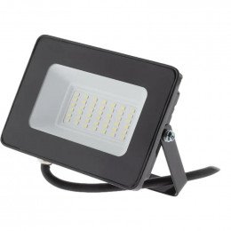 Projecteur led 30w 3000lm noir - ip65 - 4000/6500k Zenitech 499974