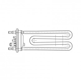 Element chauffant avec capteur pour lave-linge Electrolux 132737237