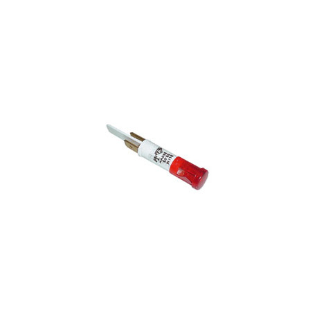 Voyant temoin rouge diam. : 9 mm - 2 cosses Multi-marques