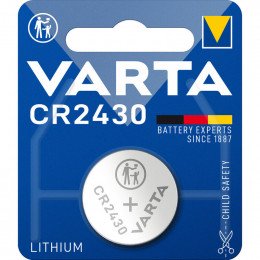 Pile bouton cr2430 3v 280mah Varta 6430101401