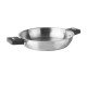 Poele inox 28 cm gamme combi sans manche Lacor LA56728