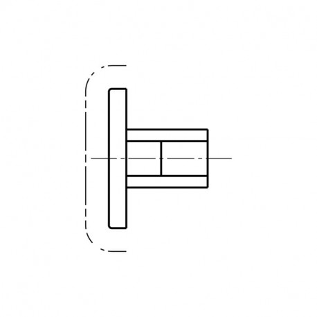 Capuchon support de lampe pour refrigerateur Aeg 223034002