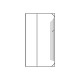 Rebord clayette verre pour refrigerateur Rex 221121403